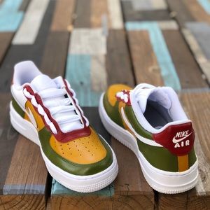 Hand Painted New AF 1’s! SIZE 4Y.